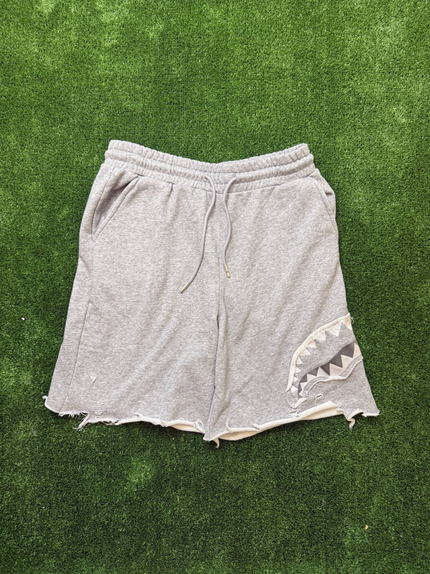 Sprayground Shark Sweat Shorts Grey